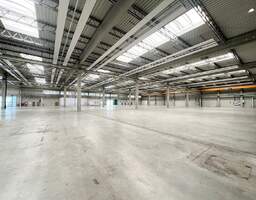 Direkt an der A4 & A14 | ca. 6.887 m² Produktionshalle mit 8 t Krananlagen & 4 Toren zur Miete