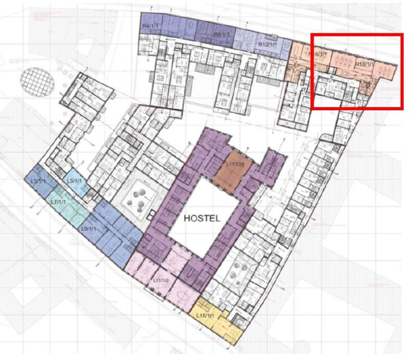Grundriss 1 Obergeschoss