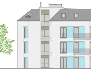 Klimafreundliche & hochwertige 6-Raum Wohnung mit 2 Balkonen u.v.m.