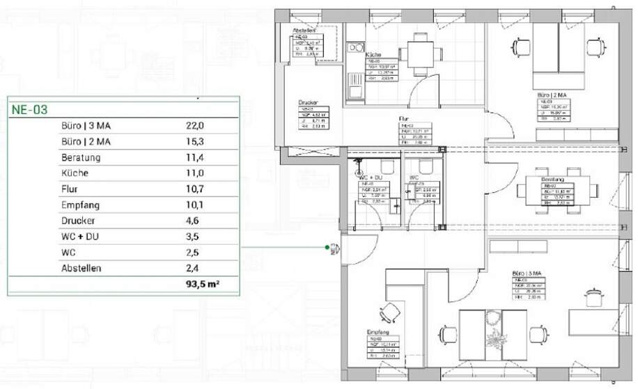 Grundriss NE3
