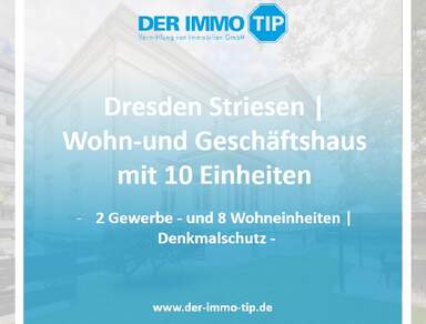 Dresden Striesen | Wohn-und Geschäftshaus mit 10 Einheiten zum Kauf