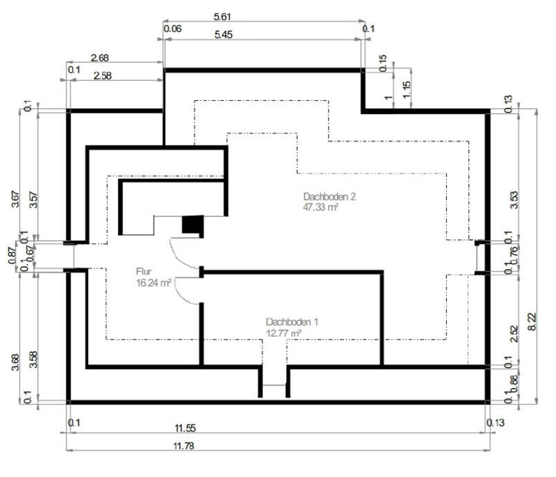 Grundriss Dachgeschoss