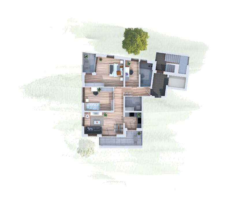 Strehlener Straße Grundriss WE 11